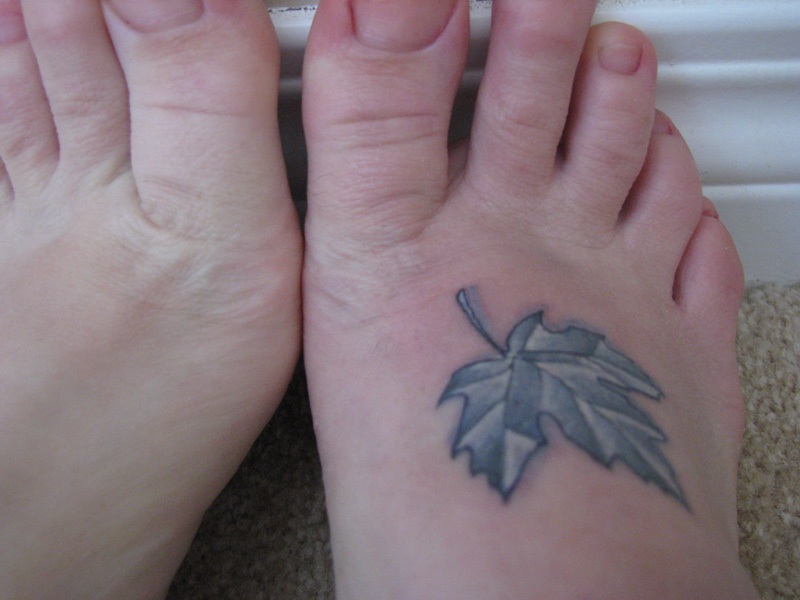 my canadian maple leaf tattoo