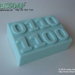 The one and only Binary 3D GEEKSOAP Massage Bar of Soap