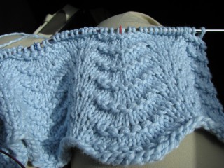 baby blanket in the works for my future nephew